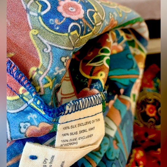 New Johnny Was Valeni Silk Georgette Top Sz S - Picture 10 of 16